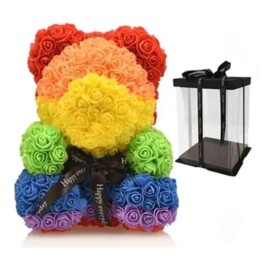 Oso De Flores Oso De Regalo Oso De Foamy 40 Cm De Altura