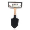 "Welcome to Ann's garden" hanging shovel sign