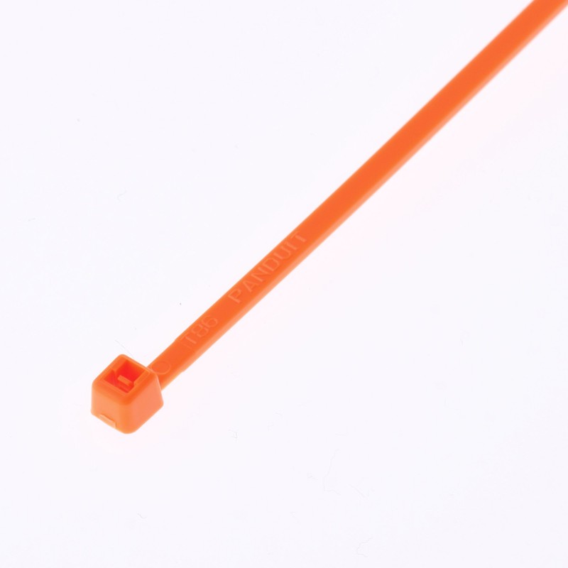 パンドウイット ナイロン結束バンド 蛍光オレンジ 幅2.5mm 長さ99mm 1000本入り PLT1M-M53