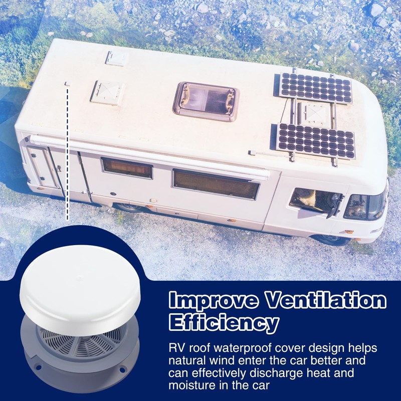 Ceoighe 2 Pack RV Mushroom Vent Cap Compatible with Keystone