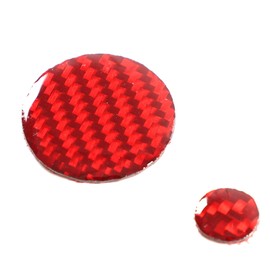 Hcilloend New Mazda Roadster RF ND Series 2016-2024 Center Control Button Panel, Center Control Button, Cover, Center Control Button Sticker, Center Control Button Sticker, Carbon Fiber, Easy