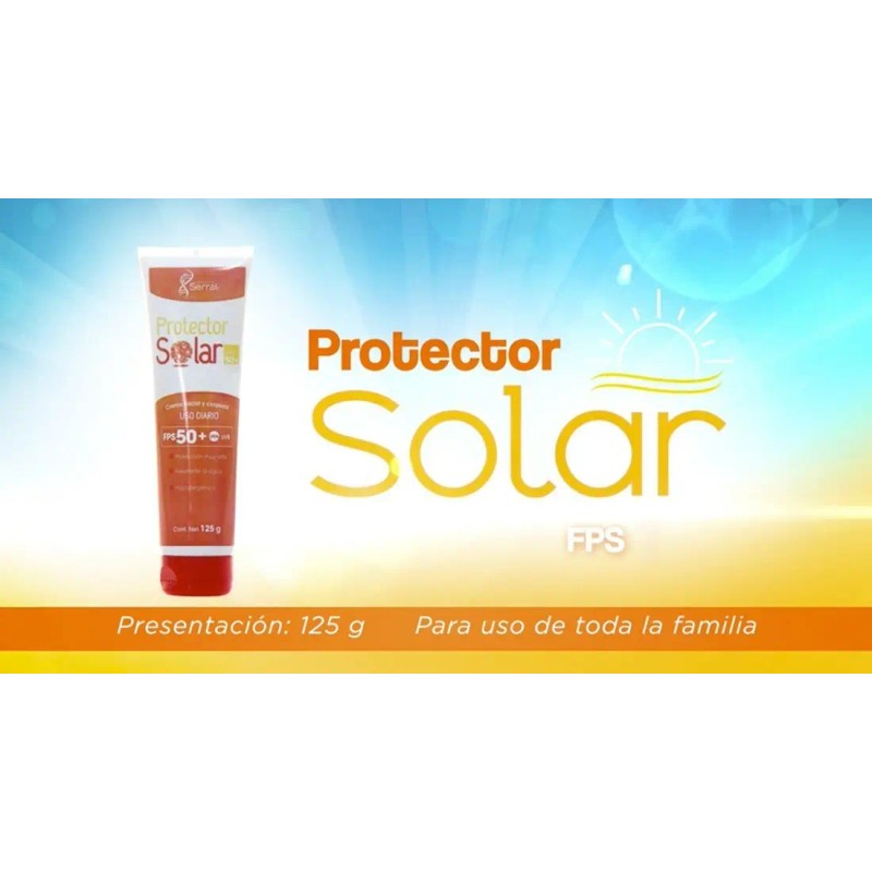 Protector Solar Facial Corporal Fps Uva Uvb Serral 125g