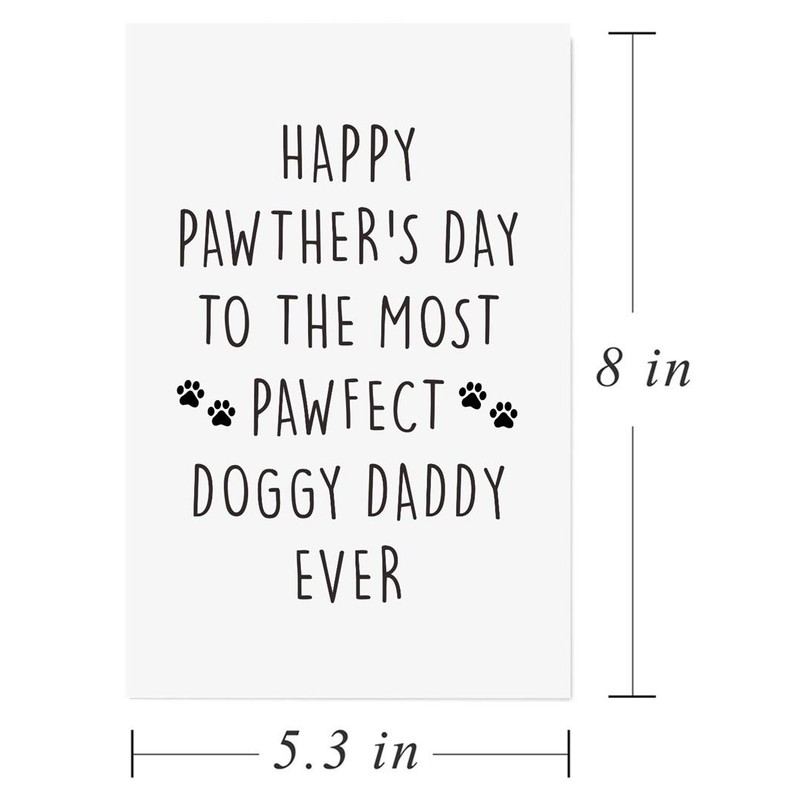 Funny Dog Dad Card,Father's Day Card,Fathers Day Cards