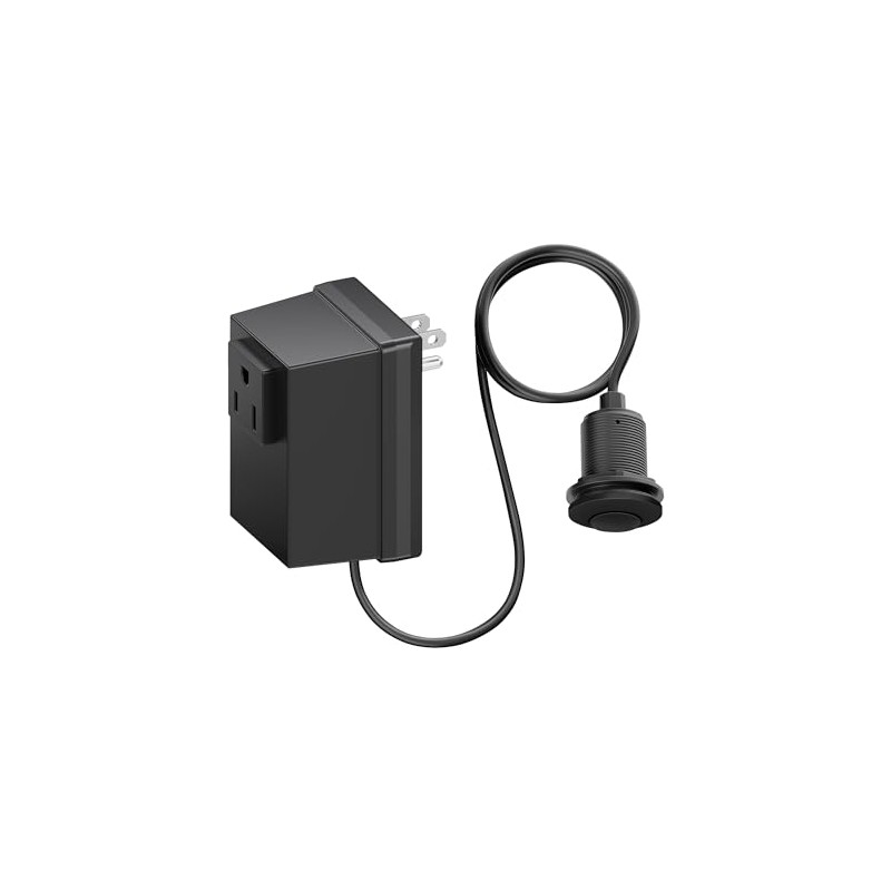 BLANCO 443155 Air Switch Kit for Garbage Disposal, Matte Black
