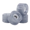 4Pcs Skateboard Wheel Set Replacement 78A Hardness PU Translucent Flashing