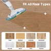 LTWHOME 16 cm Microfibre Pads Suitable for Floating Mop Pack