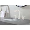 Derengge Widespread Bathroom Faucet,Two Handle Bathroom Sink Faucet with Overflow