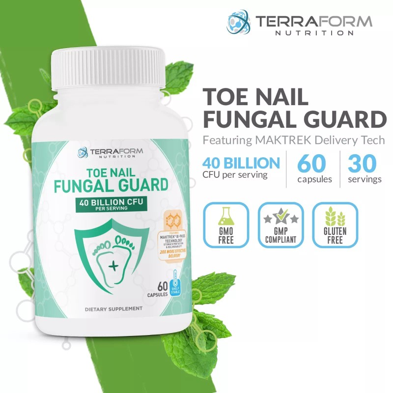 Terraform Nutrition Toenail Fungal Guard - Probiotic Fungus Inhibitor -