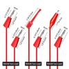 Cleqee Multimeter Test Leads Banana Plug-Alligator Clip Banana-Banana Plug Banana-Mini