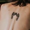 Angel Heart with Wings - Temporalis® Tattoo | Ephemeral, Vegan