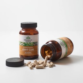 Organic India Joint Care Capsules with Ashwagandha, Certified Organic & Vegan, 90 Capsules