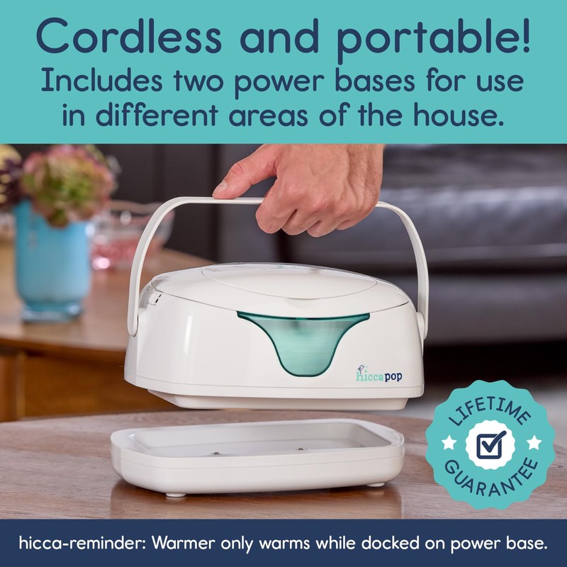 hiccapop Portable Baby Wipe Warmer, Baby Wipes Warmer for Babies