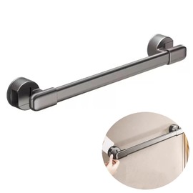 Suction Cup Grab bar for Shower，Suction Grab Bars for Showers，Bathroom Shower Grab Bar, Suction Cup Mount, Removable Shower Grab Bar, Gray,16.1 inches/41CM