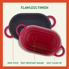 Enameled Cast Iron Bread Oven 2 Qt (Red), Non-Stick Single