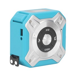 Rangefinder Scale, 2 in 1 Laser Tape Measure with LCD Digital Display, Magnetic Hook, Unit Conversion, Laser Measure 131.2 Ft, Tape Measure 16.4 Ft