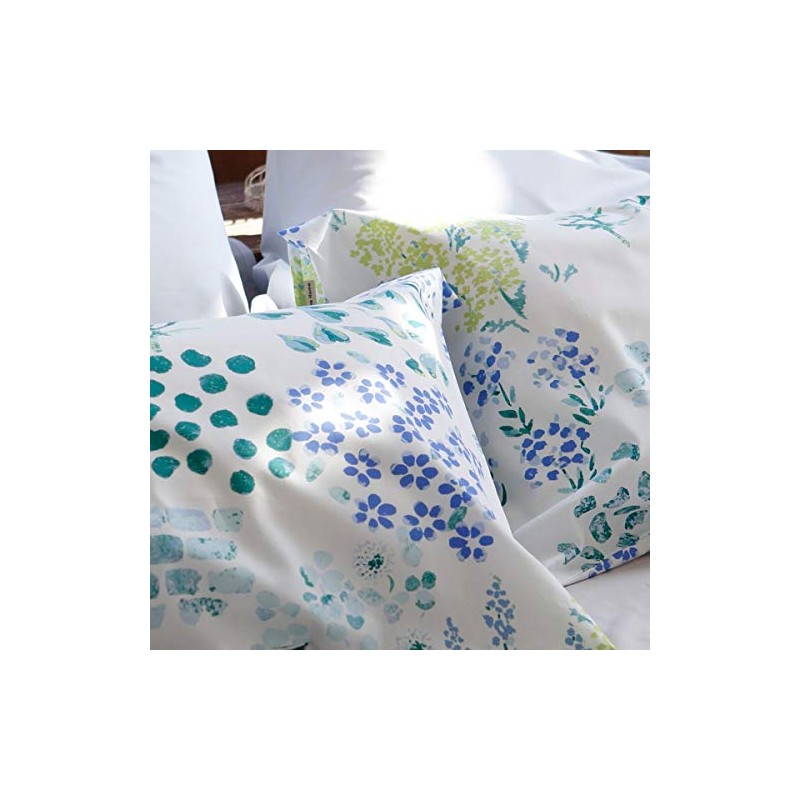 Fab the Home FH113174-300 Blue Pillowcase Pillowcase for 20x27 Inches