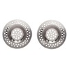 VIPERMARK 2Pcs Stainless Steel Kitchen Sink Filter Plug,Bathtub/Shower Filter Drain