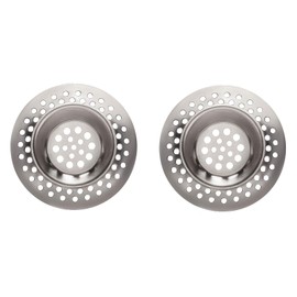 VIPERMARK 2Pcs Stainless Steel Kitchen Sink Filter Plug,Bathtub/Shower Filter Drain Protector 3 Inches 7.5 Centimeters-75mm