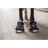 Equinate Furlyn Bell Boots with Synthetic Lambskin, M, Brown, Robust