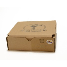 Beef Box Gift Set of 4 ~ Gift Set by High Plains Spice Company ~ Gourmet Meat and Veggie Spice Blends & Rubs For Beef, Chicken, Veggies & All Recipes ~ Spice Blends Handcrafted In Colorado, USA