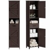 Homhedy 67" H Tall Bathroom Storage Cabinet with 2 Barn