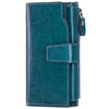 SENDEFN Ladies Purse,Large Capacity Genuine Leather Women's Wallet with Multiple