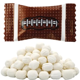 The Dreidel Company Sports Buttermints, Mint Candies, After Dinner Mints, Butter Mint Candy, Fat-Free, Kosher Certified, Individually Wrapped (Football, 110 Pieces)