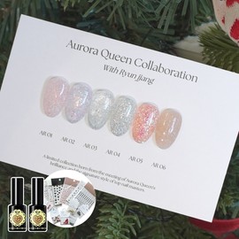 Diesel Aurora Queen Master 2-wheeler 6-piece set glitter gel / 디젤 오로라퀸 마스터2 륜짱 6종 세트 글리터젤
