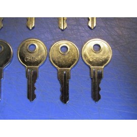 Southco 10 – Southco CH751 Keys for RV Campers, Cabinets, Push Locks Nickle Plated Brass