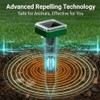 4 Packs Solar Mole Repellent, 2026 Upgraded Ultrasonic Gopher Deterrent