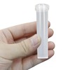 Unlorspy 50Pcs Plastic Stem Water Tubes, Clear Flower Vials with