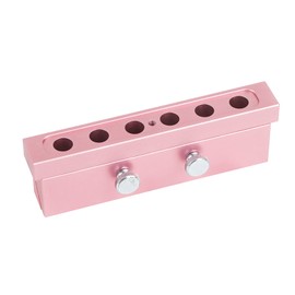 DIY Lipstick Shape Aluminium Alloy Lip Balm DIY Lipstick Maker Shape Lip Balm Making Tool Kit Set (6 Hole Lipstick Shape)