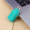 Goshyda Adaptador convertidor USB Hembra a Macho para Teclado/ratón USB,