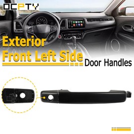 OCPTY Front Driver Left Side Exterior Door Handle Black Fit for 2005-2022 for Nissan for Frontier 2004-2022 for Nissan for Maxima 2005-2022 for Nissan for Pathfinder 2004-2017 for Nissan for Quest