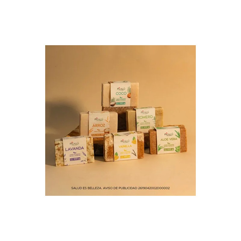 Kit Aromas · Jabones Artesanales Pacalli · 6 Pack 100g