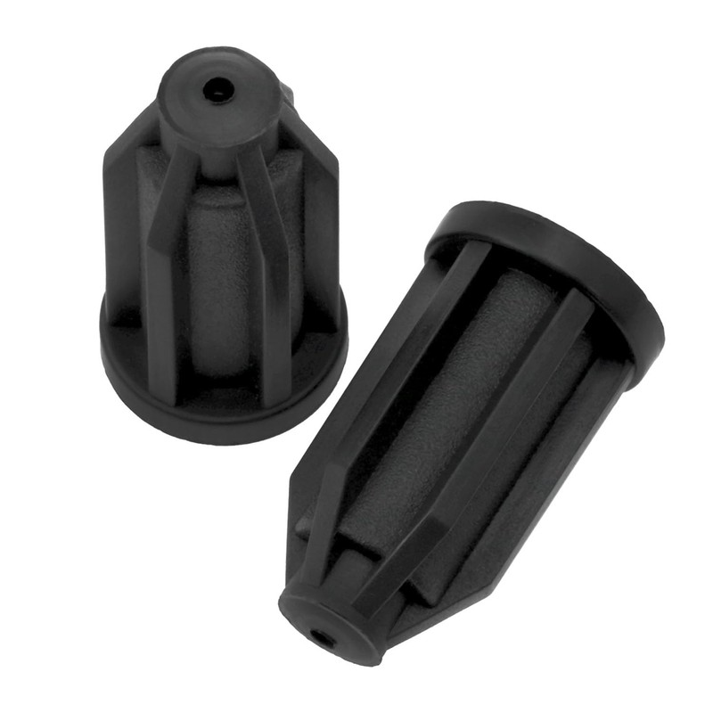 fengxiaomin-10PCS Black Caster Socket Sleeve Round Inserts, plastic caster stem
