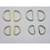 Bonnin 6Pcs Quality Metal D Rings Fasteners Buckles for Webbing