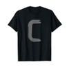 Creative Bold Dark Grey Letter C - Alphabet - Marker