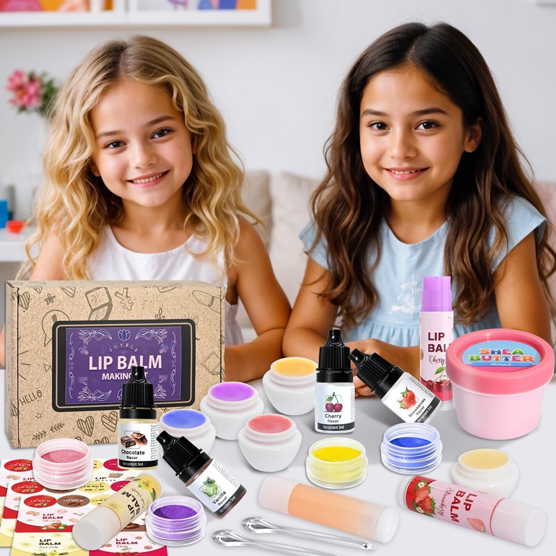 JUYRLE DIY Lip Balm Kit - Make Your Own Natural