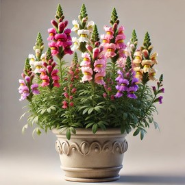 22Day Seeds: Seeds Snapdragon Magic Carpet Mix/Low Dwarf Annual Flowers