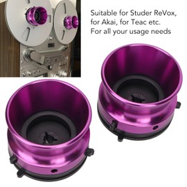 1 Pair of Nab Hub Adapters for Studer, for ReVox, for Akai, for Teac etc., Polished Aluminium, Studer ReVox 10 Inch Opener Universal Charger