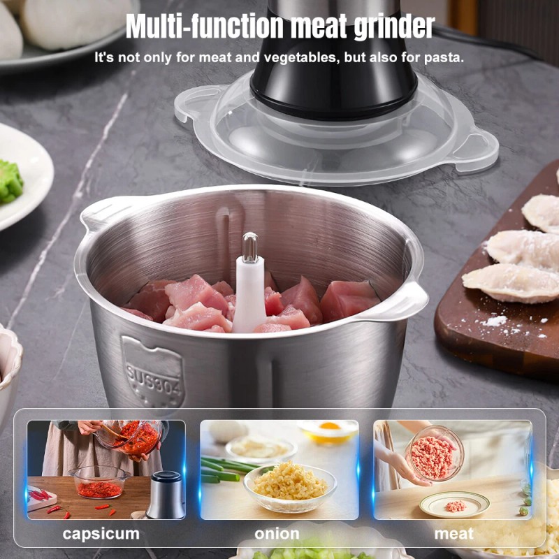3L food processor procesador de alimentos electrico chopper vegetable cutter