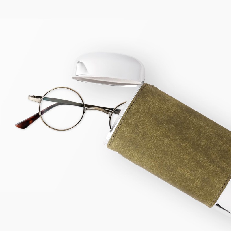 [Slip-on] Glasses Case (PB Oval IPV-5401 Naples (Yellow), One Size