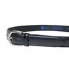 Keith Men's Belt, Bridle Leather, Genuine Leather, Black, Business, Casual,