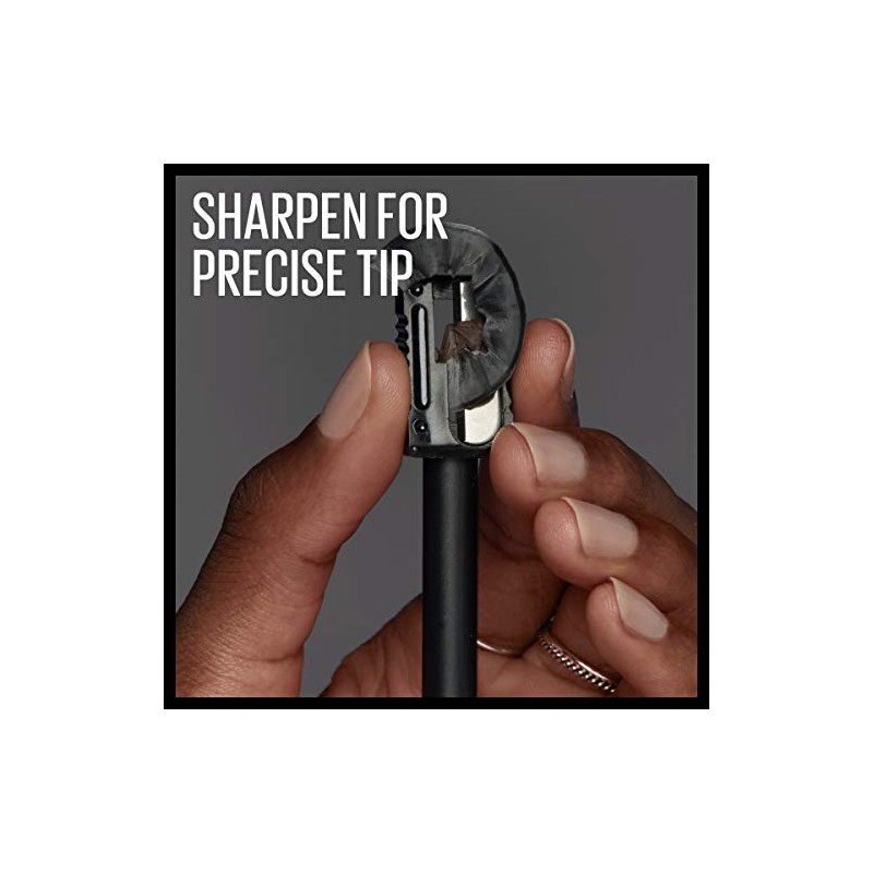 Maybelline TattooStudio Waterproof Eyebrow Pencil, 257 MEDIUM BROWN, 0.026 Oz.