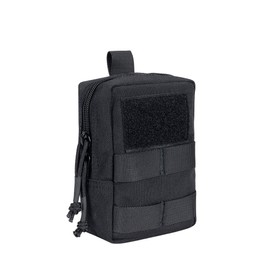 EXCELLENT ELITE SPANKER Tactical Molle Waist Bag Phone Pouch Bag Nylon Utility Pouch for Outdoor, Sports(Black)