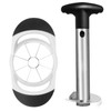 Asdirne Pineapple Corer & Slicer, Pineapple Cutter and Fruit Slicer with Food Grade Stainless Steel Blade and ABS Grip, Pineapple Peeler, Black