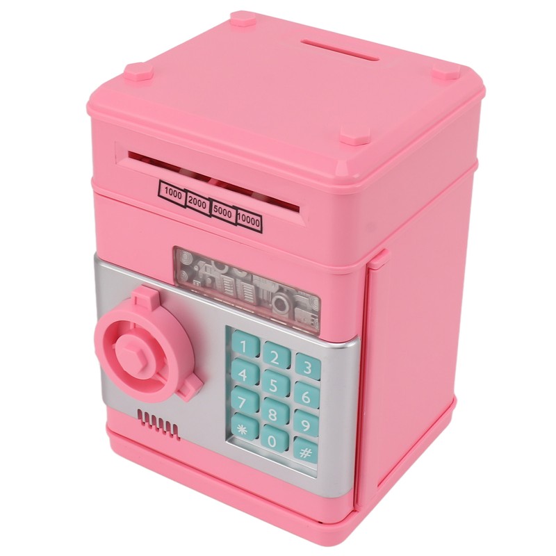 2 Modes ATM Piggy Bank Digital Electronic Paper Money Coins