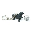 Miniblings Seal keychain pendant key ring dark gray