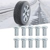 100pcs Car Tire Studs Anti Skid Tire Spikes Strong for